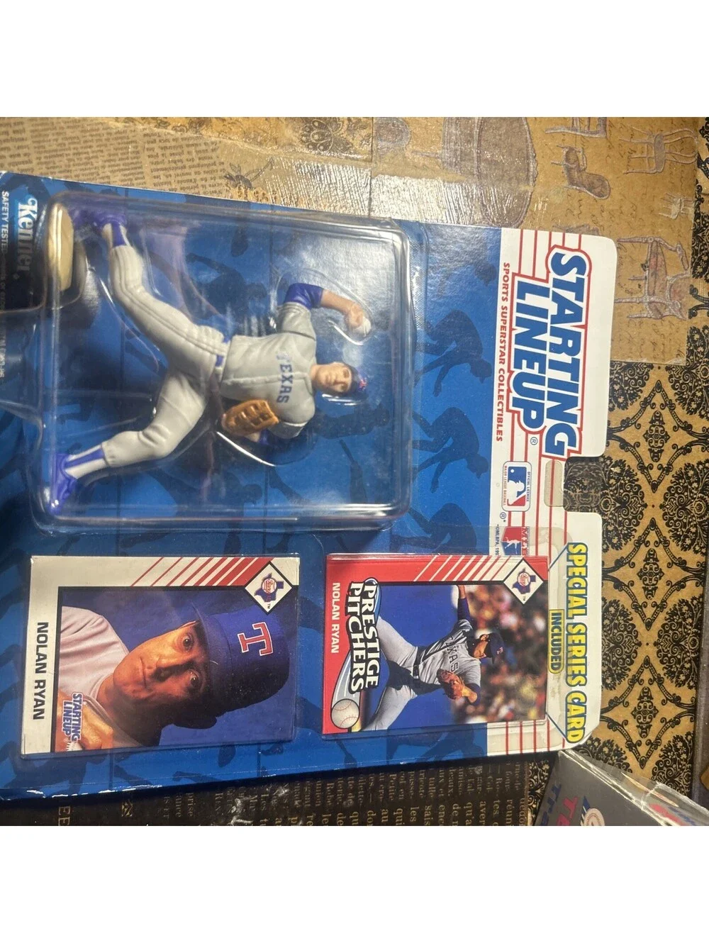 1991 pacific nolan ryan texas express set And 93 Starting Lineup Figure